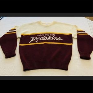 VTG WASHINGTON REDSKINS Sweater NFL Pro Line LARGE